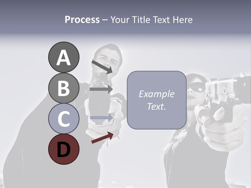 Girl Killing Mafia PowerPoint Template