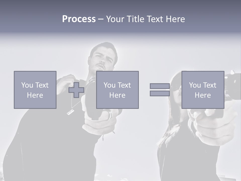 Girl Killing Mafia PowerPoint Template