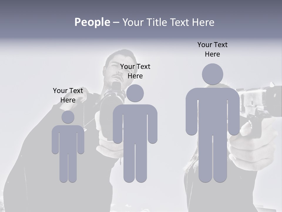 Girl Killing Mafia PowerPoint Template