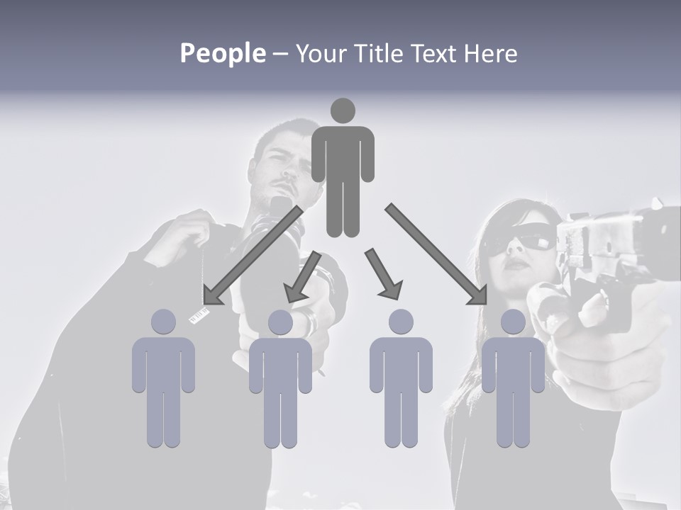 Girl Killing Mafia PowerPoint Template