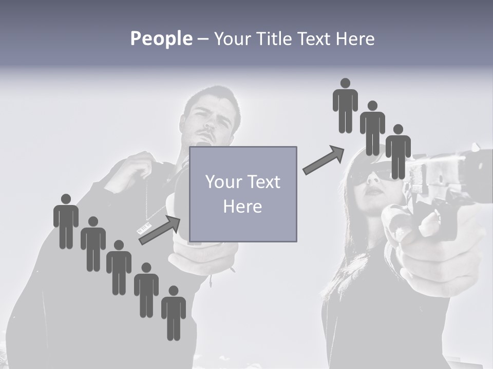 Girl Killing Mafia PowerPoint Template