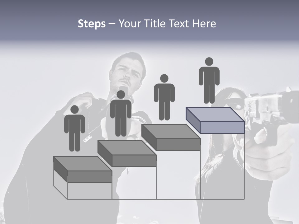 Girl Killing Mafia PowerPoint Template