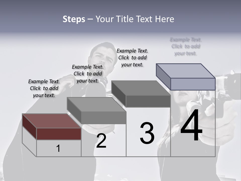 Girl Killing Mafia PowerPoint Template