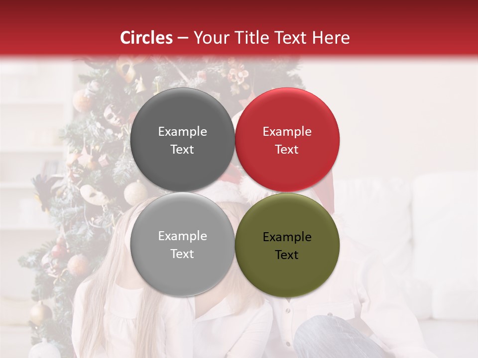Gift Caucasian Indoors PowerPoint Template