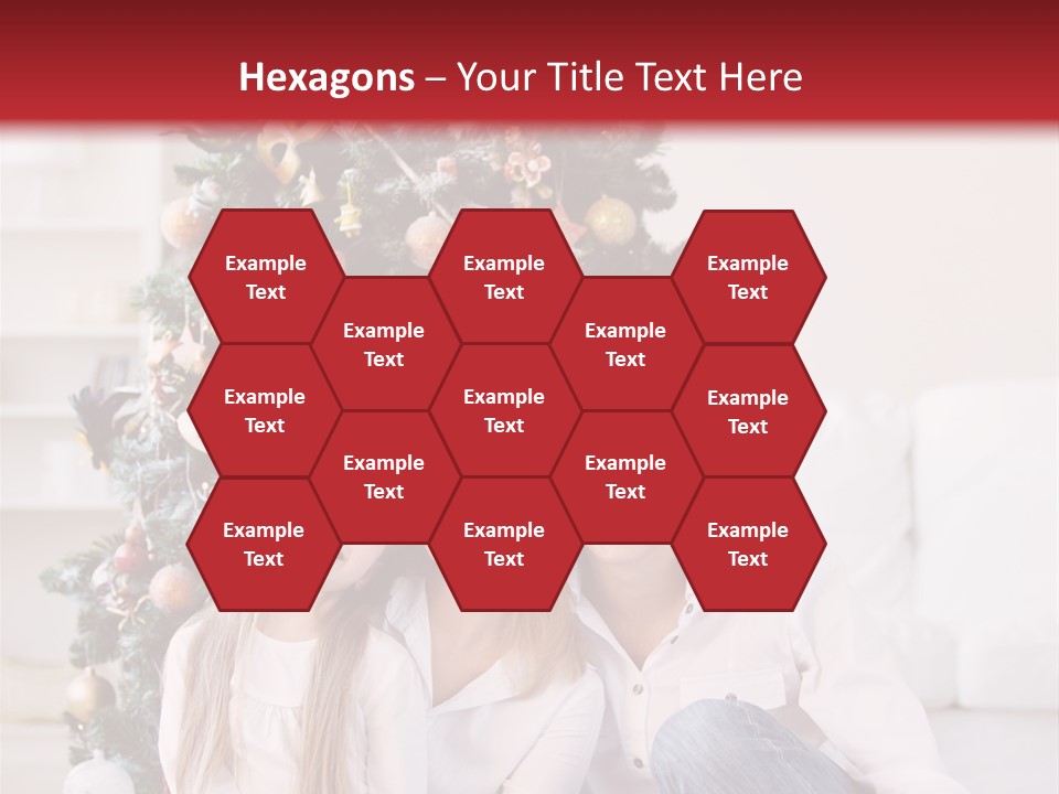 Gift Caucasian Indoors PowerPoint Template