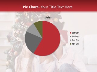 Gift Caucasian Indoors PowerPoint Template