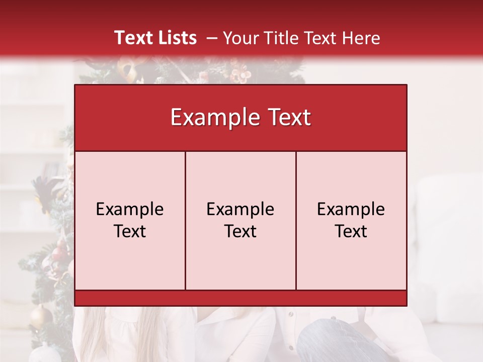 Gift Caucasian Indoors PowerPoint Template