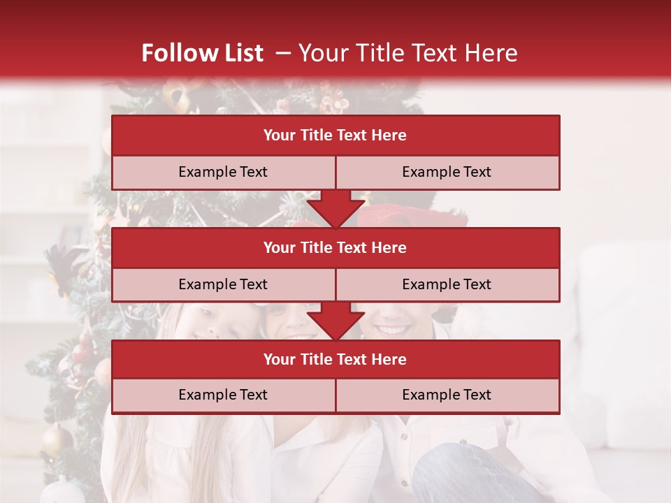 Gift Caucasian Indoors PowerPoint Template