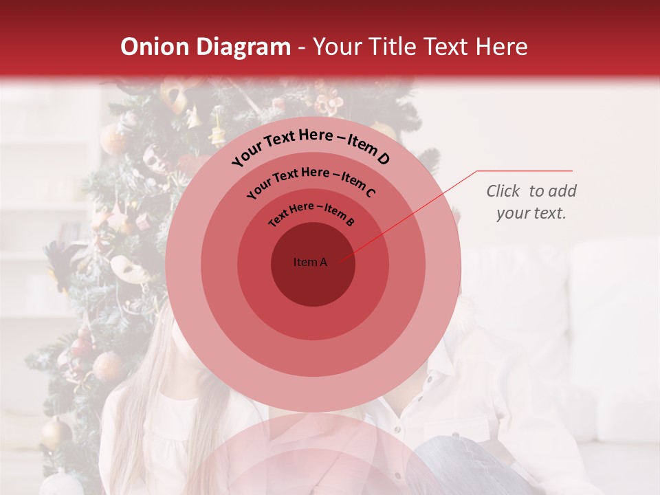 Gift Caucasian Indoors PowerPoint Template