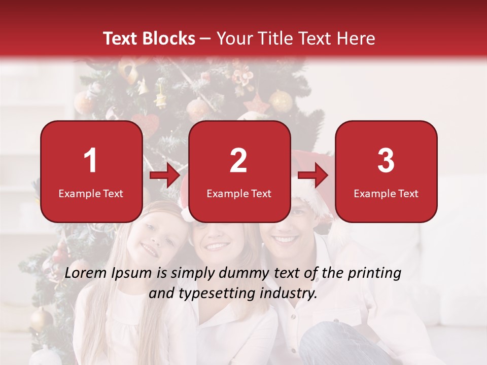 Gift Caucasian Indoors PowerPoint Template