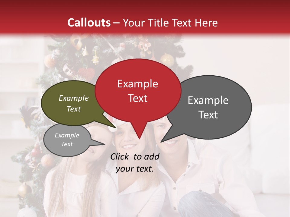 Gift Caucasian Indoors PowerPoint Template