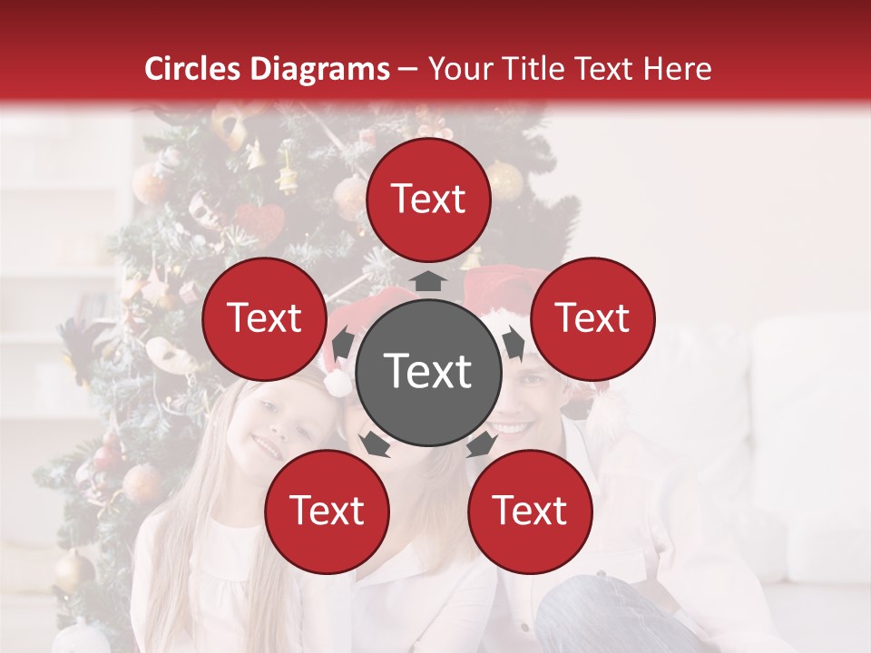 Gift Caucasian Indoors PowerPoint Template