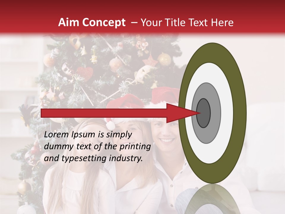 Gift Caucasian Indoors PowerPoint Template