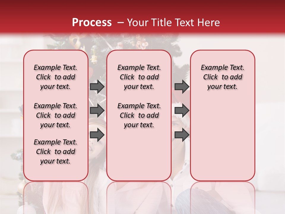Gift Caucasian Indoors PowerPoint Template