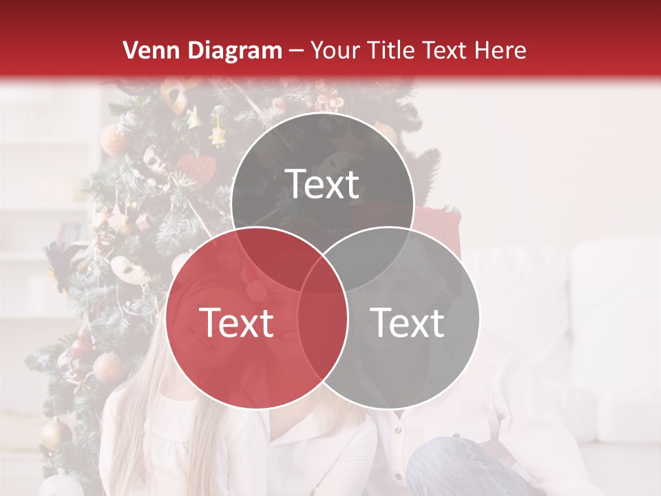 Gift Caucasian Indoors PowerPoint Template
