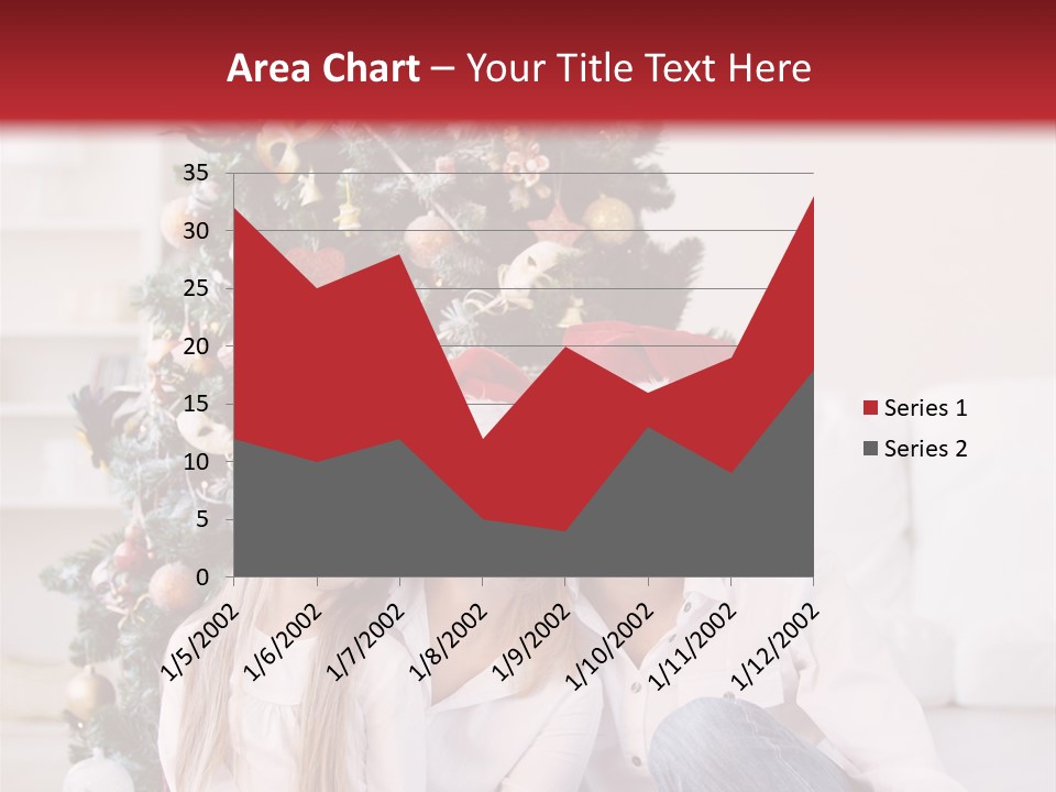 Gift Caucasian Indoors PowerPoint Template