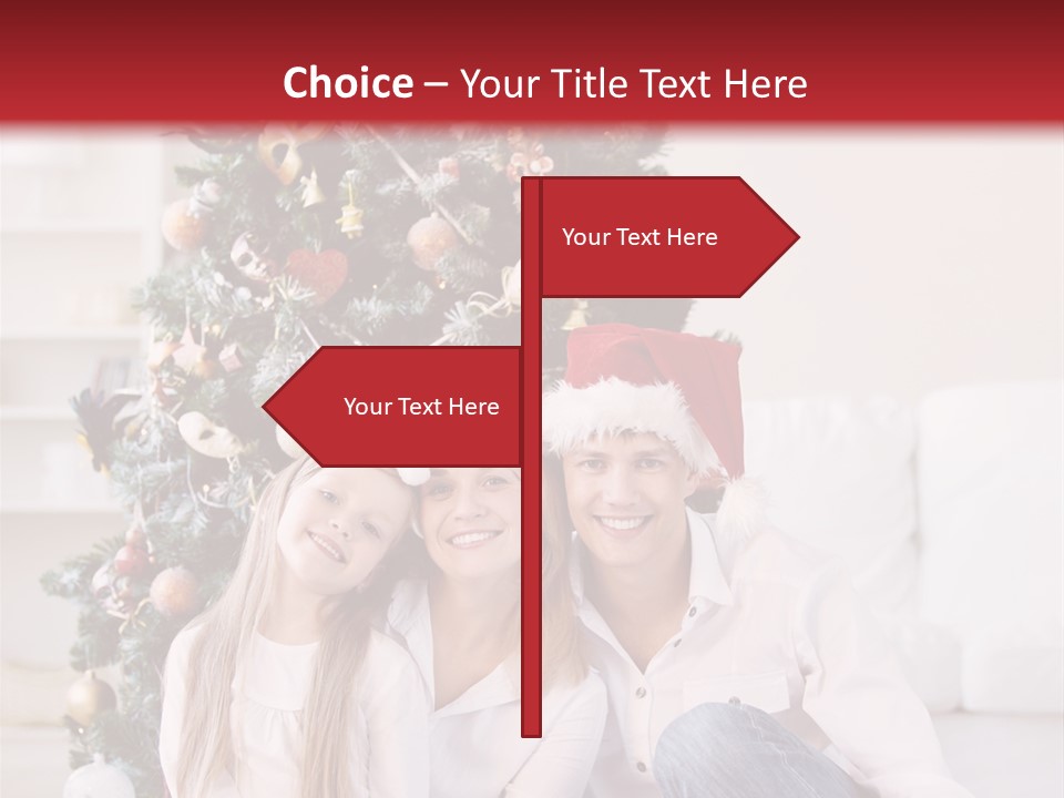 Gift Caucasian Indoors PowerPoint Template