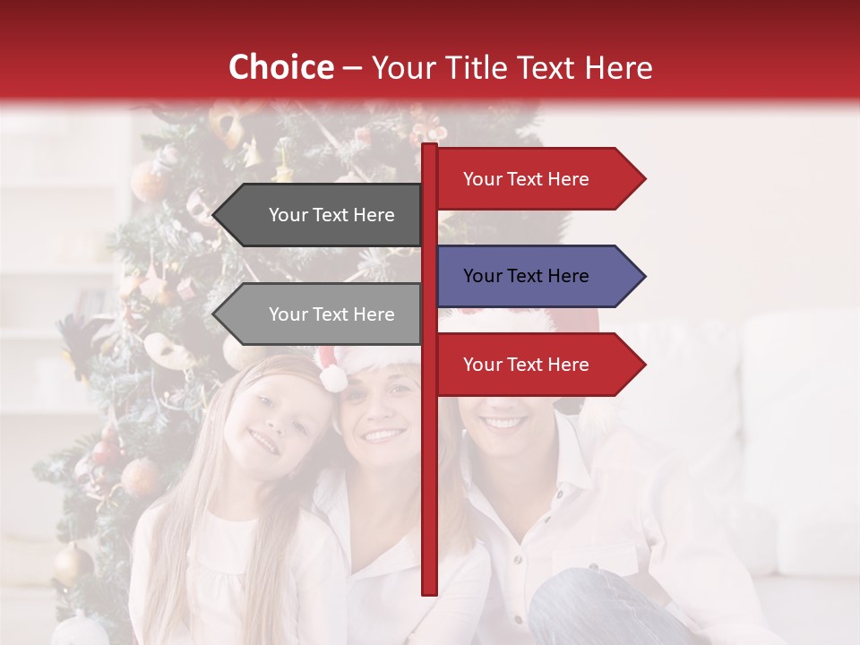 Gift Caucasian Indoors PowerPoint Template