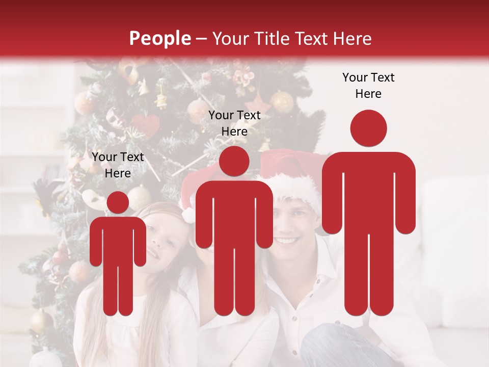 Gift Caucasian Indoors PowerPoint Template