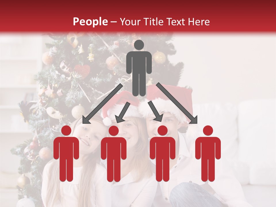 Gift Caucasian Indoors PowerPoint Template