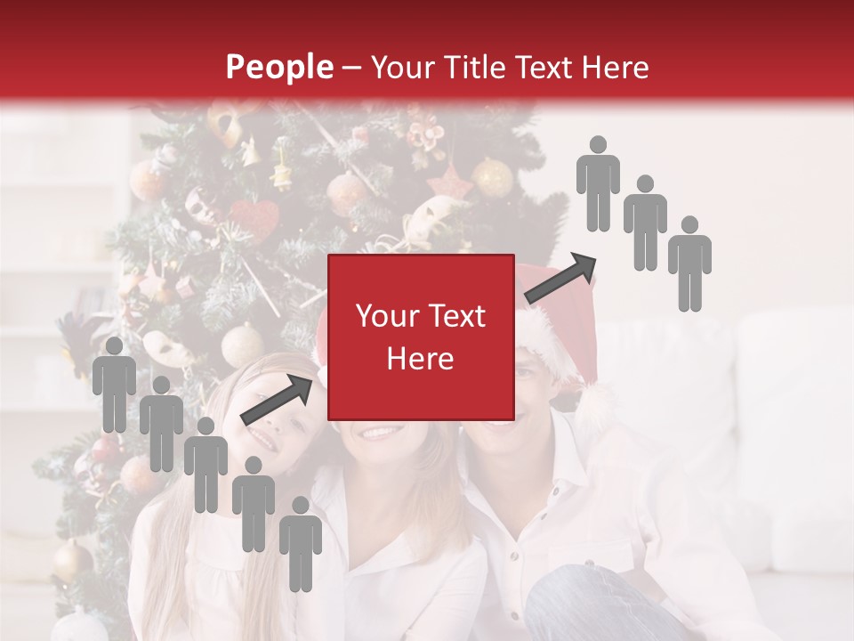 Gift Caucasian Indoors PowerPoint Template