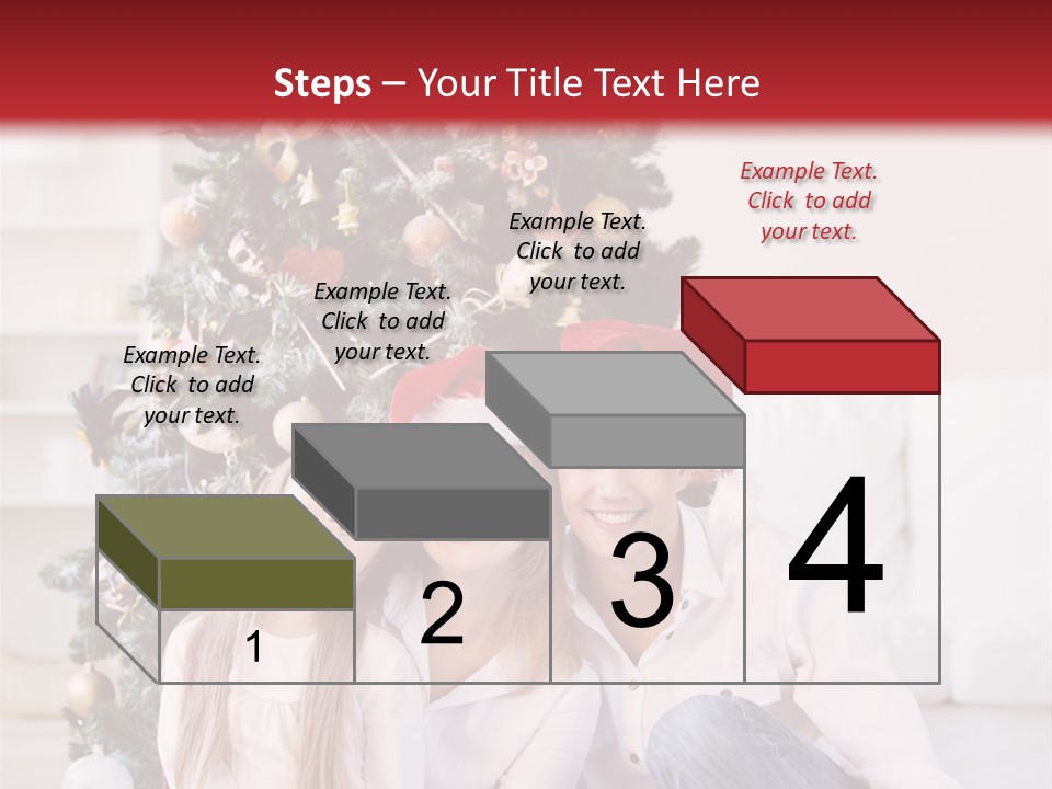 Gift Caucasian Indoors PowerPoint Template