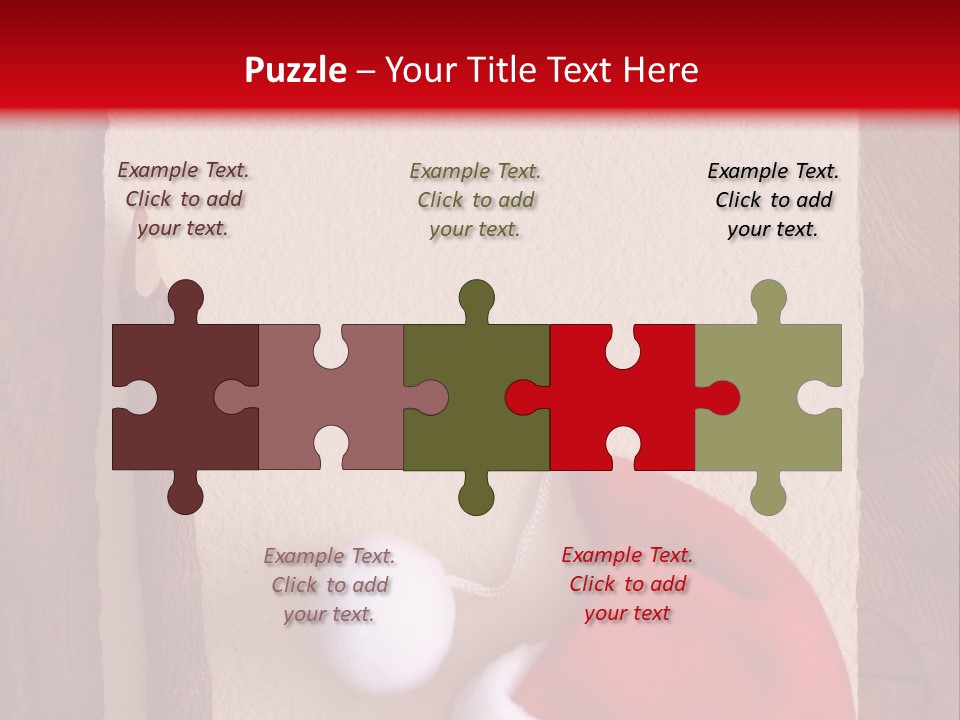 Christmas Scavenger Hunt List PowerPoint Template