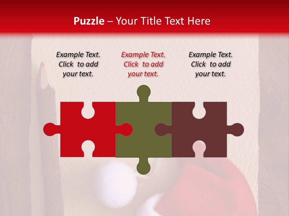 Christmas Scavenger Hunt List PowerPoint Template