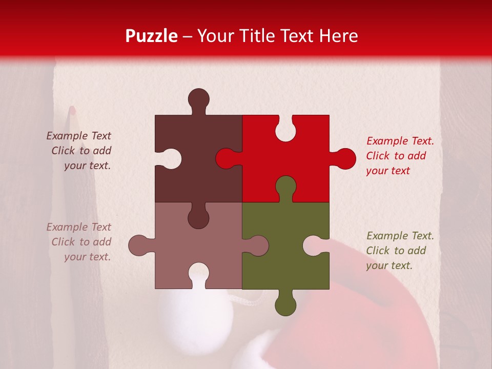 Christmas Scavenger Hunt List PowerPoint Template
