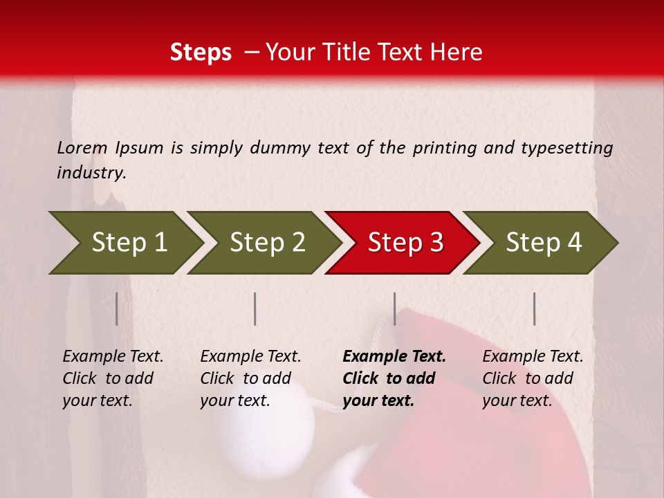 Christmas Scavenger Hunt List PowerPoint Template
