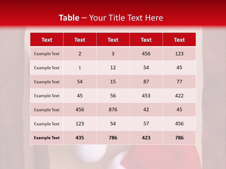 Christmas Scavenger Hunt List PowerPoint Template