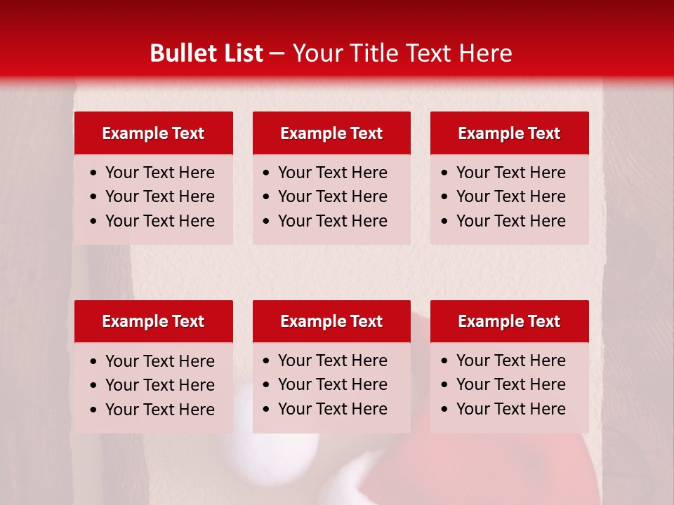 Christmas Scavenger Hunt List PowerPoint Template