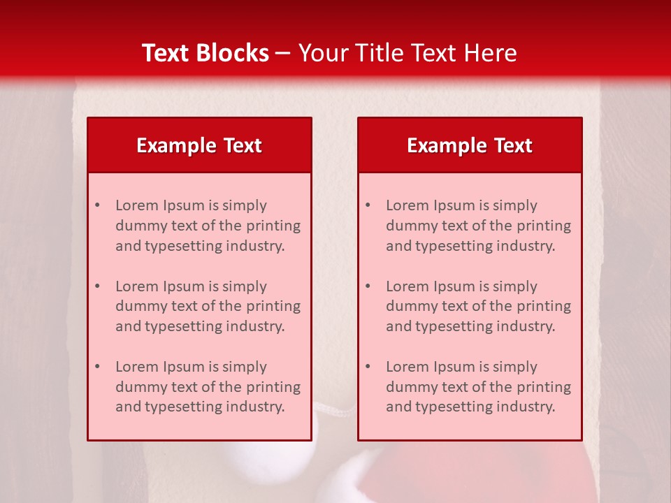 Christmas Scavenger Hunt List PowerPoint Template
