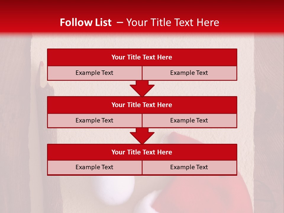 Christmas Scavenger Hunt List PowerPoint Template