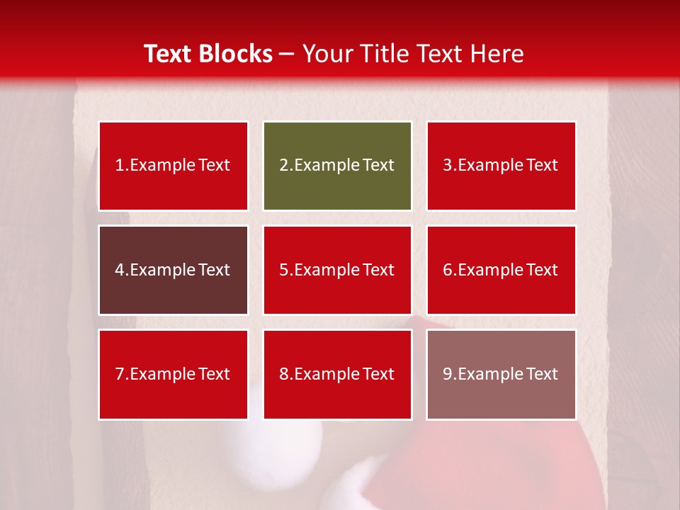 Christmas Scavenger Hunt List PowerPoint Template