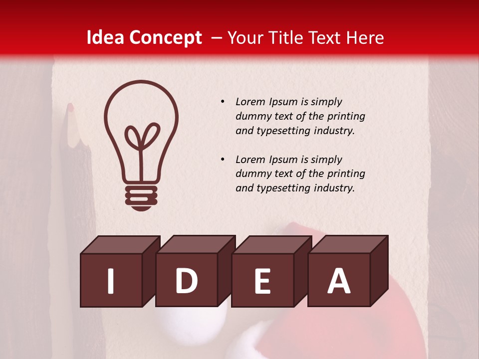 Christmas Scavenger Hunt List PowerPoint Template