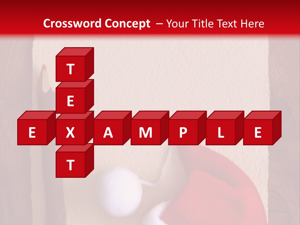 Christmas Scavenger Hunt List PowerPoint Template