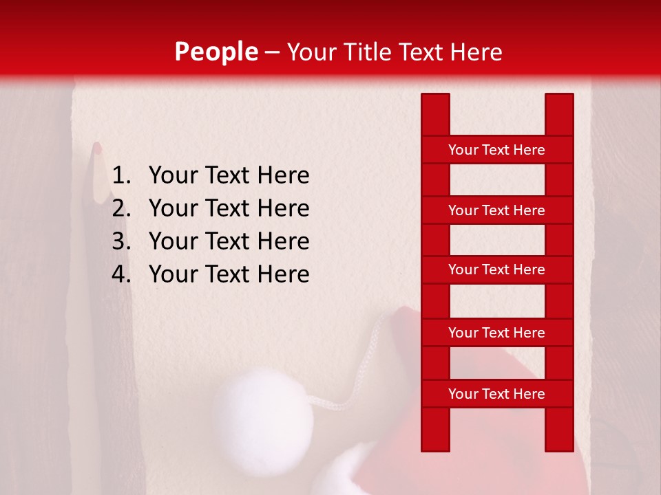 Christmas Scavenger Hunt List PowerPoint Template