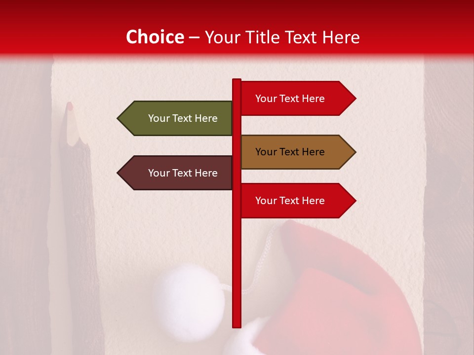 Christmas Scavenger Hunt List PowerPoint Template