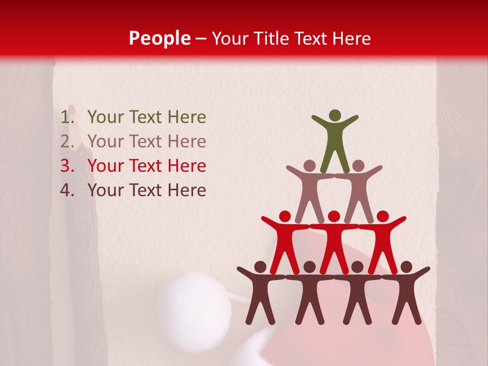 Christmas Scavenger Hunt List PowerPoint Template