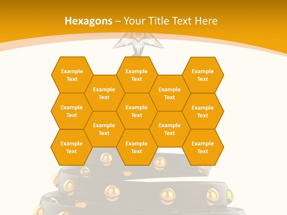 Souvenir Happy New Year Christmas Tree PowerPoint Template