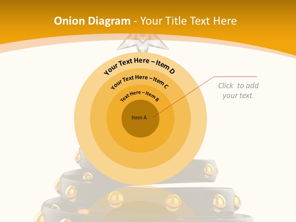 Souvenir Happy New Year Christmas Tree PowerPoint Template