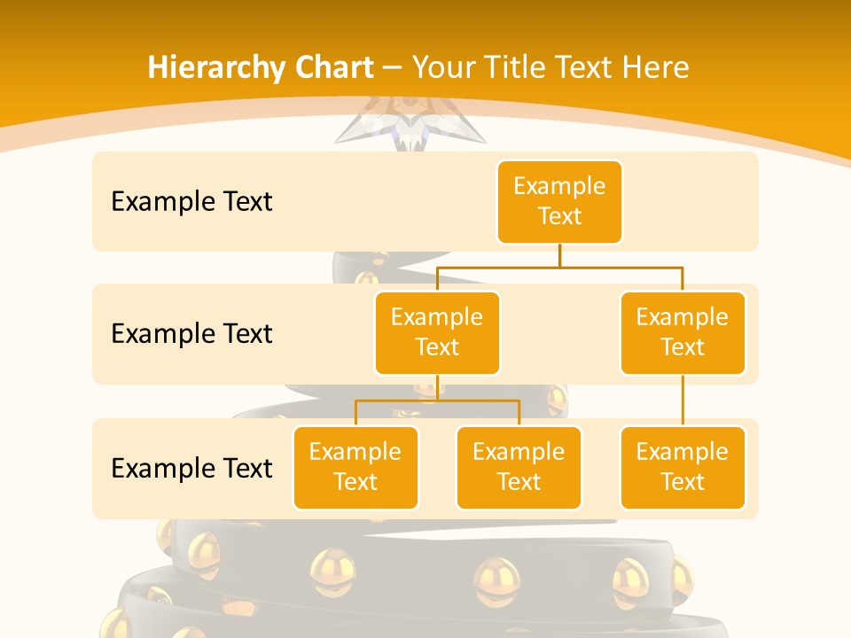 Souvenir Happy New Year Christmas Tree PowerPoint Template