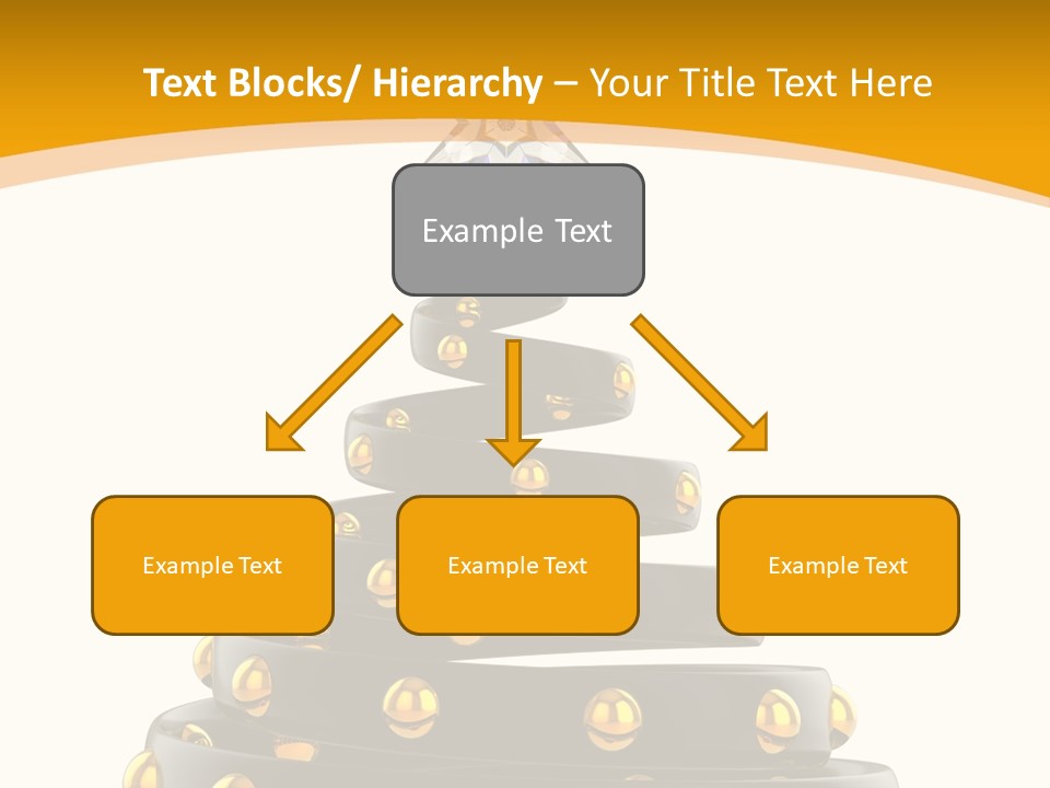 Souvenir Happy New Year Christmas Tree PowerPoint Template