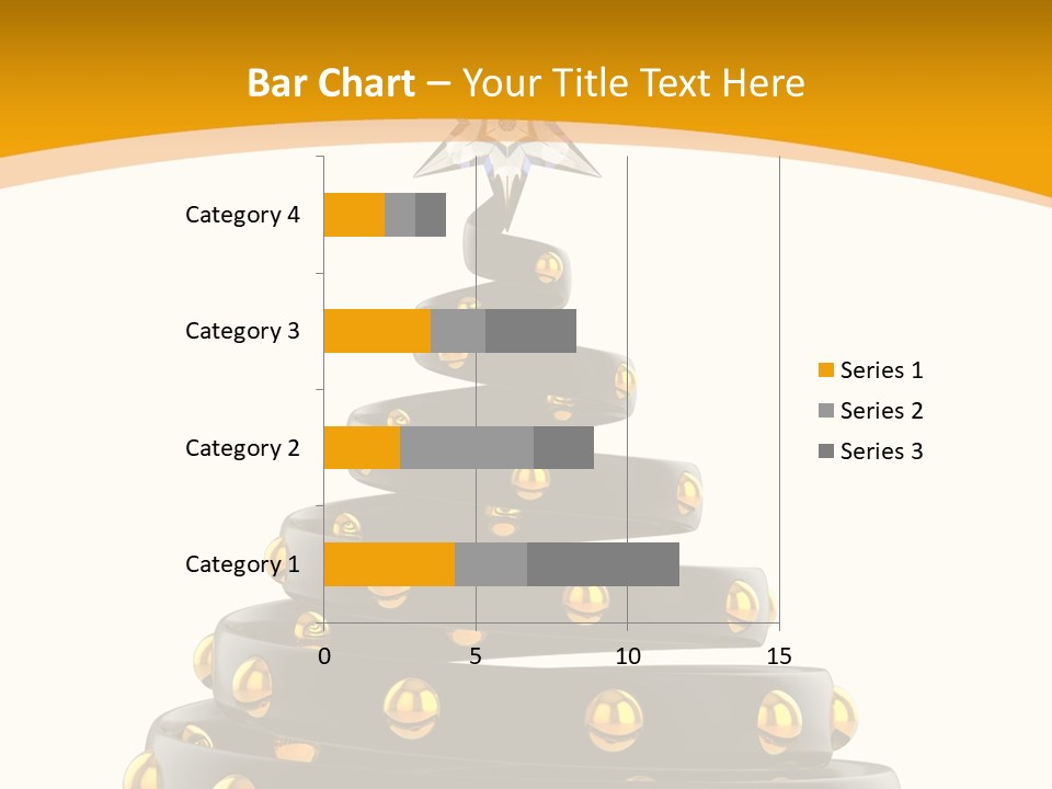 Souvenir Happy New Year Christmas Tree PowerPoint Template