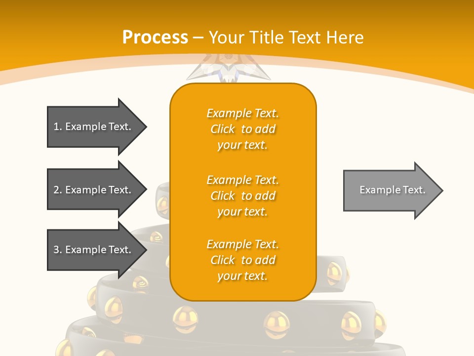 Souvenir Happy New Year Christmas Tree PowerPoint Template