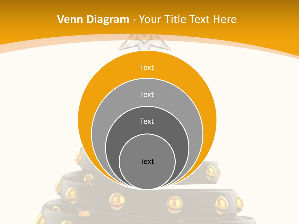 Souvenir Happy New Year Christmas Tree PowerPoint Template