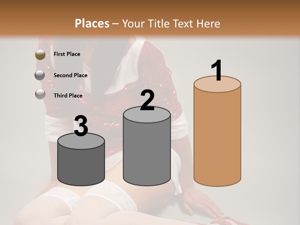 Lady Santa Beautiful PowerPoint Template