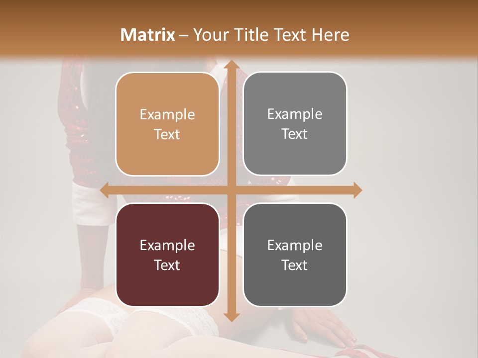 Lady Santa Beautiful PowerPoint Template