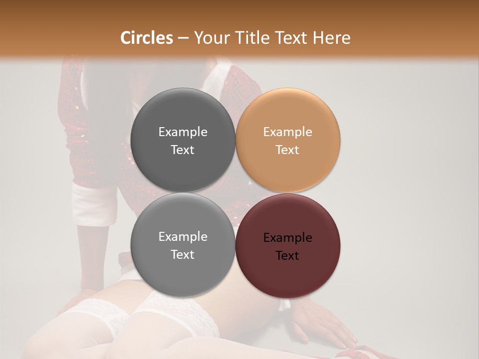 Lady Santa Beautiful PowerPoint Template